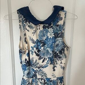 Closet Blue Floral Mini Dress